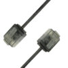 Cavo di rete Patch in Rame Ultra Slim Cat.6 Nero UTP 1,5 m - immagine 3