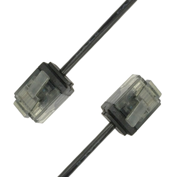Cavo di rete Patch in Rame Ultra Slim Cat.6 Nero UTP 1,5 m - immagine 3