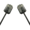 Cavo di rete Patch in Rame Ultra Slim Cat.6 Nero UTP 1,5 m - immagine 2