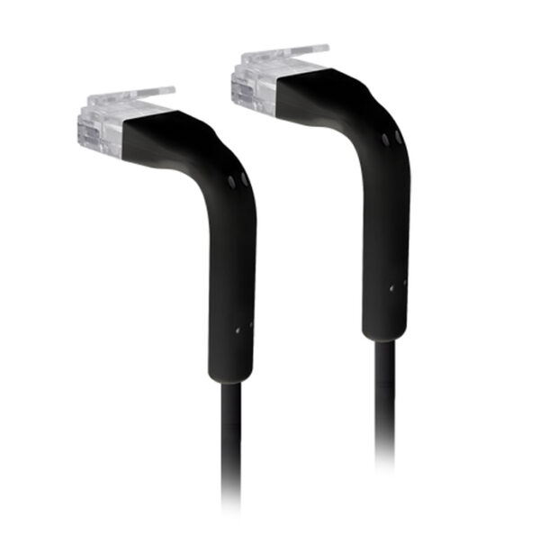 Cavo Slim Patch di Rete Pieghevole in Rame Cat.6A U/UTP 1m Nero - immagine 6