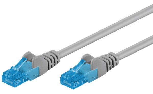 Cavo di rete Patch in Rame Cat. 6A Grigio UTP 0,5 m - immagine 3