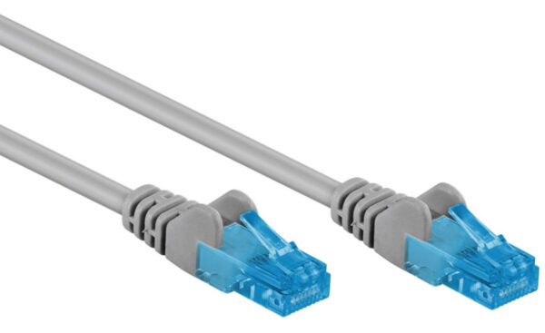 Cavo di rete Patch in Rame Cat. 6A Grigio UTP 0,5 m - immagine 4