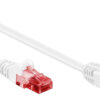 Cavo di rete Patch Connettore Angolato 90° CCA Cat.6 UTP 2m Bianco - immagine 2