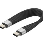 Cavo Corto Piatto USB-C™ Maschio a USB-C™ Maschio E-Mark Ricarica Rapida FPC 12.4 cm