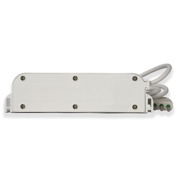 Presa Multipla a 3 Posti Italiana Bipasso con Interruttore Bianco - immagine 7