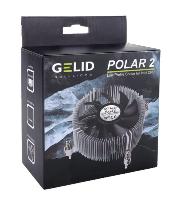 Ventola Silenziosa Polar2 a Basso Profilo per Intel - immagine 2