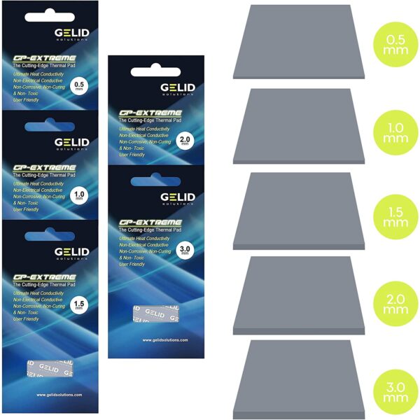 2x Gomma Termoconduttiva 80x40x1.5 mm, TP-VP01-C - immagine 7