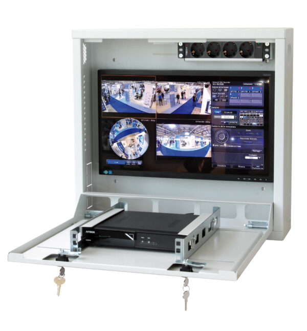 Box di sicurezza per DVR e sistemi di videosorveglianza Bianco RAL9016