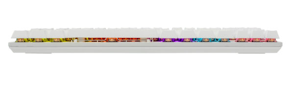 Tastiera Gaming Meccanica USB Anti Ghosting RGB LED 87 Tasti Bianco, Commandos - immagine 5