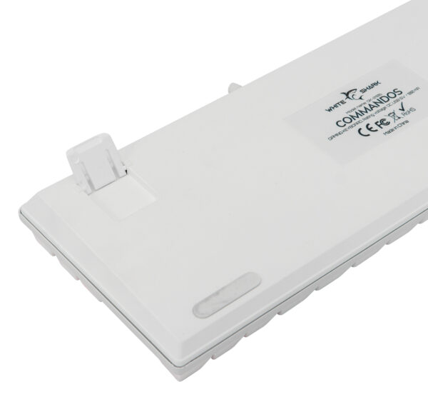 Tastiera Gaming Meccanica USB Anti Ghosting RGB LED 87 Tasti Bianco, Commandos - immagine 6