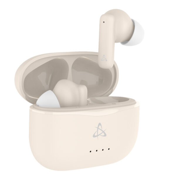 Auricolari Bluetooth v5.4 con Custodia di Ricarica EB-TWS05 Beige - immagine 7