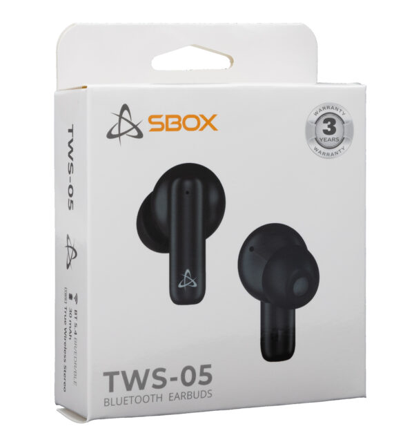 Auricolari Bluetooth v5.4 con Custodia di Ricarica EB-TWS05 Nero - immagine 2
