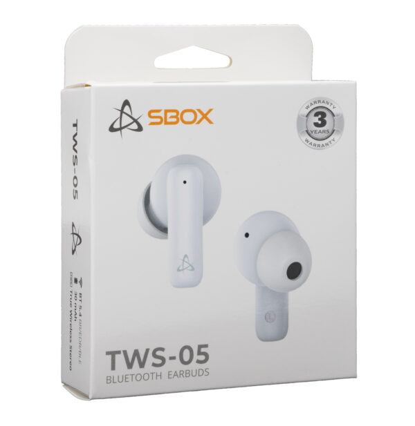 Auricolari Bluetooth v5.4 con Custodia di Ricarica EB-TWS05 Bianco - immagine 2