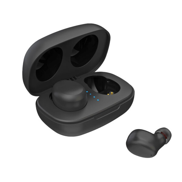 Auricolari Bluetooth v5.1 con Custodia di Ricarica Nero - immagine 4