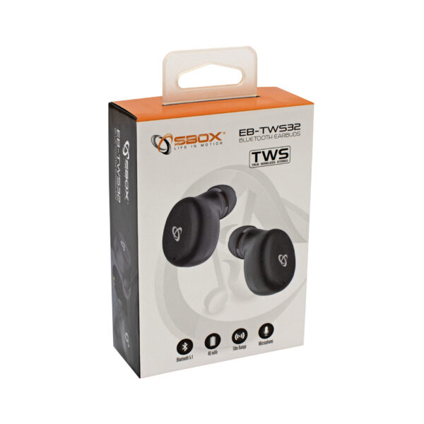 Auricolari Bluetooth v5.1 con Custodia di Ricarica Nero - immagine 10