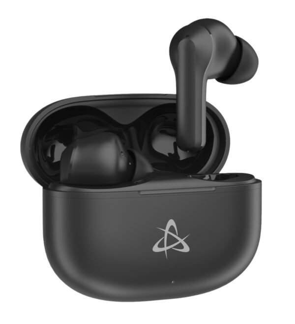 Auricolari Wireless BT v5.3 Cancellazione del Rumore con Custodia di Ricarica 2 in 1 Nero - immagine 4