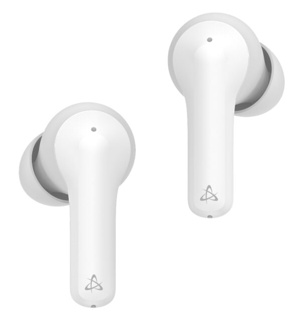 Auricolari Wireless BT v5.3 Cancellazione del Rumore con Custodia di Ricarica 2 in 1 Bianco - immagine 3