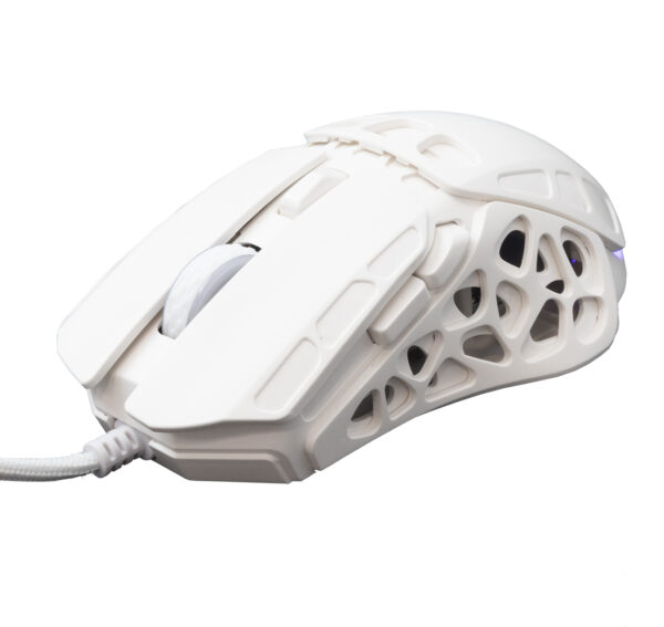 Mouse Ottico Gaming LED RGB con Cavo USB 7200 dpi Bianco, ECTOR - immagine 6