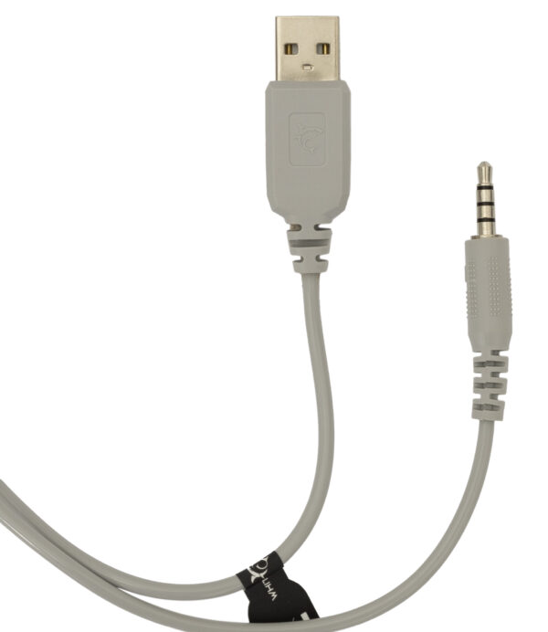 Cuffia Gaming Stereo con Microfono e Illuminazione RGB su Cuffie e Archetto Bianco FIREFLY - immagine 7