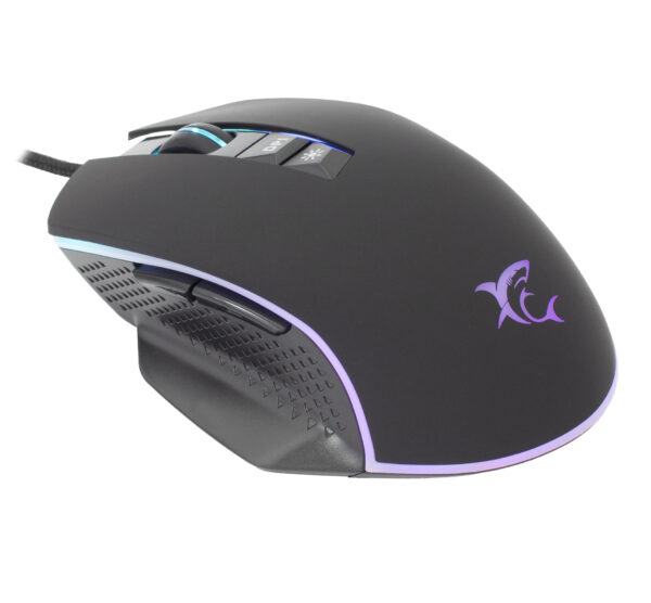 Mouse Ottico Gaming LED RGB con Cavo USB 6400 dpi Nero, GARETH - immagine 4
