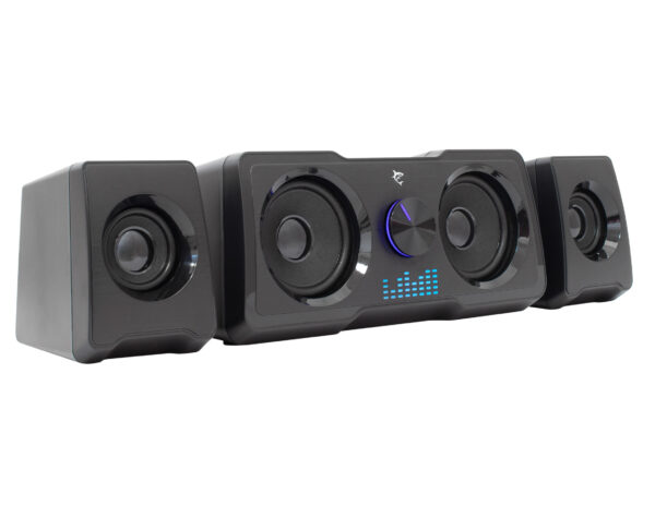 Sistema Altoparlanti Gaming Stereo Illuminazione RGB 7 Colori USB 3,5 mm - immagine 3