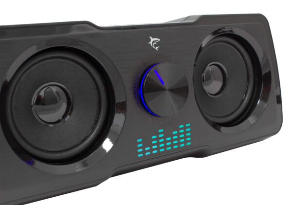 Sistema Altoparlanti Gaming Stereo Illuminazione RGB 7 Colori USB 3,5 mm - immagine 4