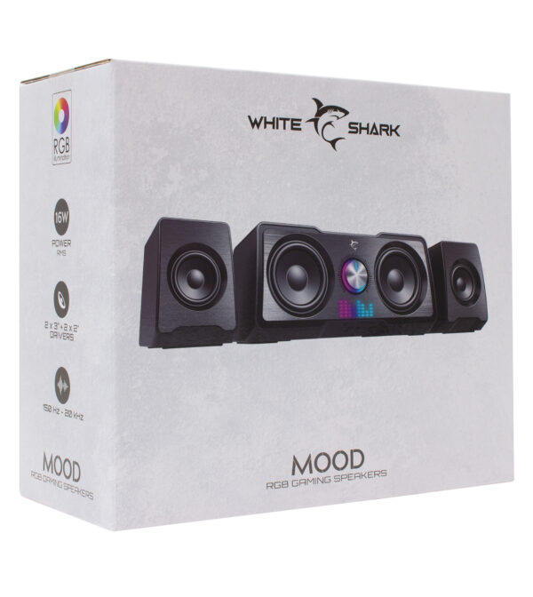 Sistema Altoparlanti Gaming Stereo Illuminazione RGB 7 Colori USB 3,5 mm - immagine 2