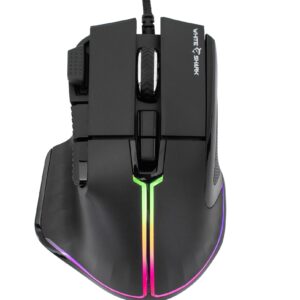 Mouse Gaming RGB USB 12000 dpi 9 Tasti Nero Marrok