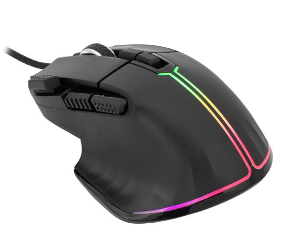 Mouse Gaming RGB USB 12000 dpi 9 Tasti Nero Marrok - immagine 4