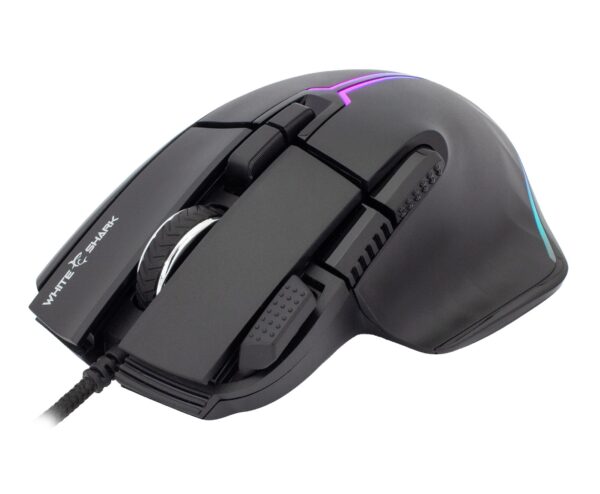 Mouse Gaming RGB USB 12000 dpi 9 Tasti Nero Marrok - immagine 3