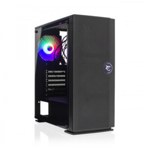 Case PC Chassis ATX Mid Tower con Ventola Nero