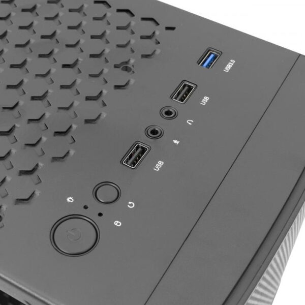 Case PC Chassis ATX Mid Tower con Ventola Nero - immagine 5