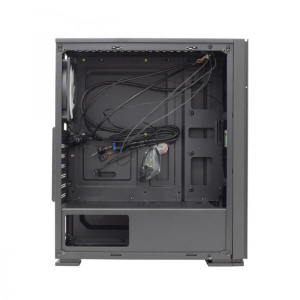 Case PC Chassis ATX Mid Tower con Ventola Nero - immagine 4