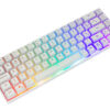 Tastiera Gaming USB 68 Tasti con Retroilluminazione LED RGB Bianco - immagine 3