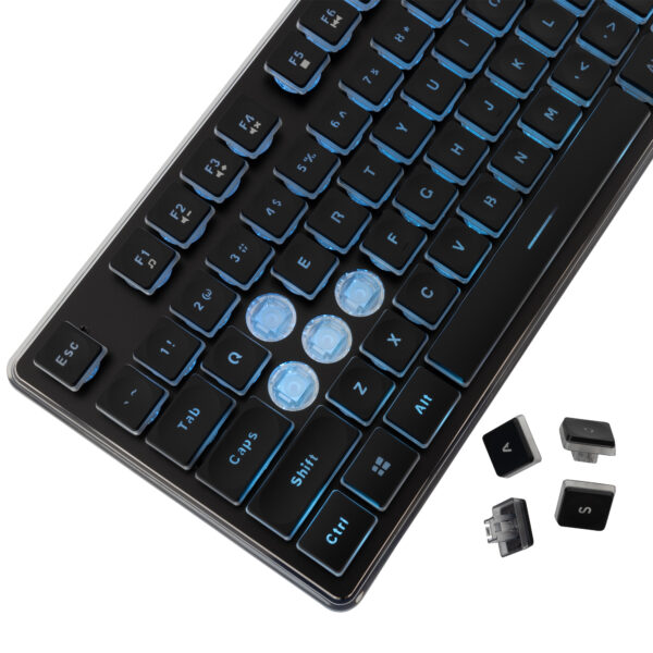 Tastiera Gaming USB 104 Tasti con Retroilluminazione LED Nero - immagine 3