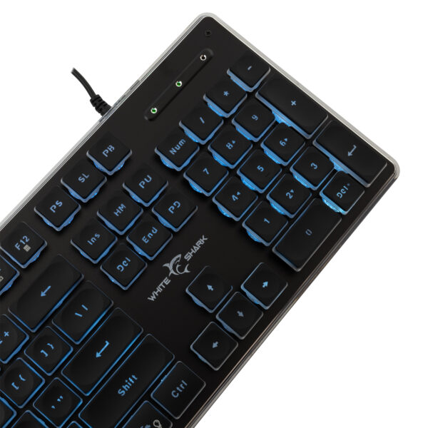 Tastiera Gaming USB 104 Tasti con Retroilluminazione LED Nero - immagine 4