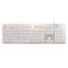 Tastiera Gaming USB 104 Tasti con Retroilluminazione LED Bianco