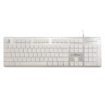 Tastiera Gaming USB 104 Tasti con Retroilluminazione LED Bianco
