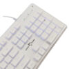 Tastiera Gaming USB 104 Tasti con Retroilluminazione LED Bianco - immagine 4