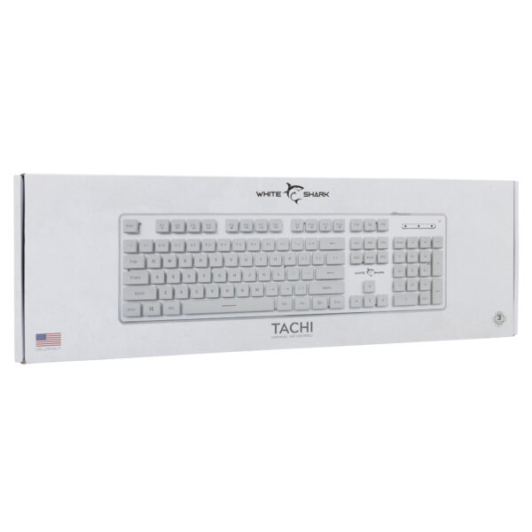 Tastiera Gaming USB 104 Tasti con Retroilluminazione LED Bianco - immagine 2