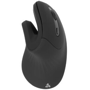 Mouse Verticale Ottico Ergonomico Wireless Nero