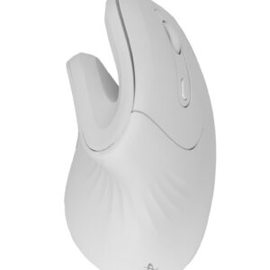 Mouse Verticale Ottico Ergonomico Wireless Bianco