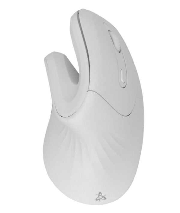 Mouse Verticale Ottico Ergonomico Wireless Bianco