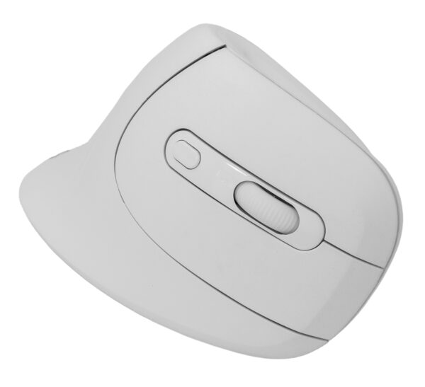 Mouse Verticale Ottico Ergonomico Wireless Bianco - immagine 3