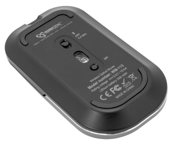 Mouse Ottico Wireless 1600dpi Ultra Slim - immagine 7