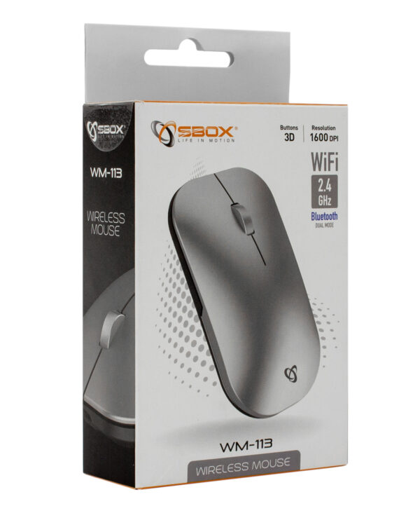 Mouse Ottico Wireless 1600dpi Ultra Slim - immagine 2