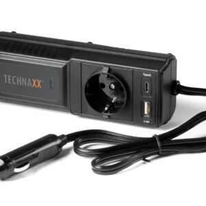 Trasformatore di Corrente per Auto con USB-A e USB-C™, TE-21