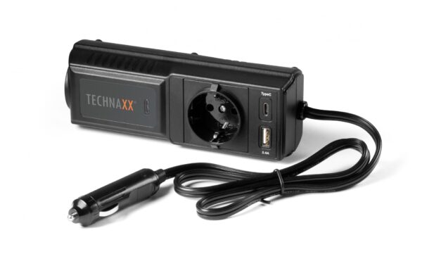 Trasformatore di Corrente per Auto con USB-A e USB-C™, TE-21