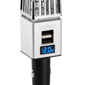 Ionizzatore Purificatore d'aria da Auto 12/24V 2xUSB, TX-130