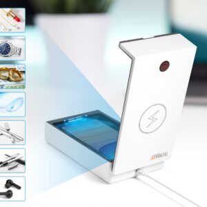 Box Disinfettante UV Anti Virus Sterilizzatore Portatile Ricarica QI